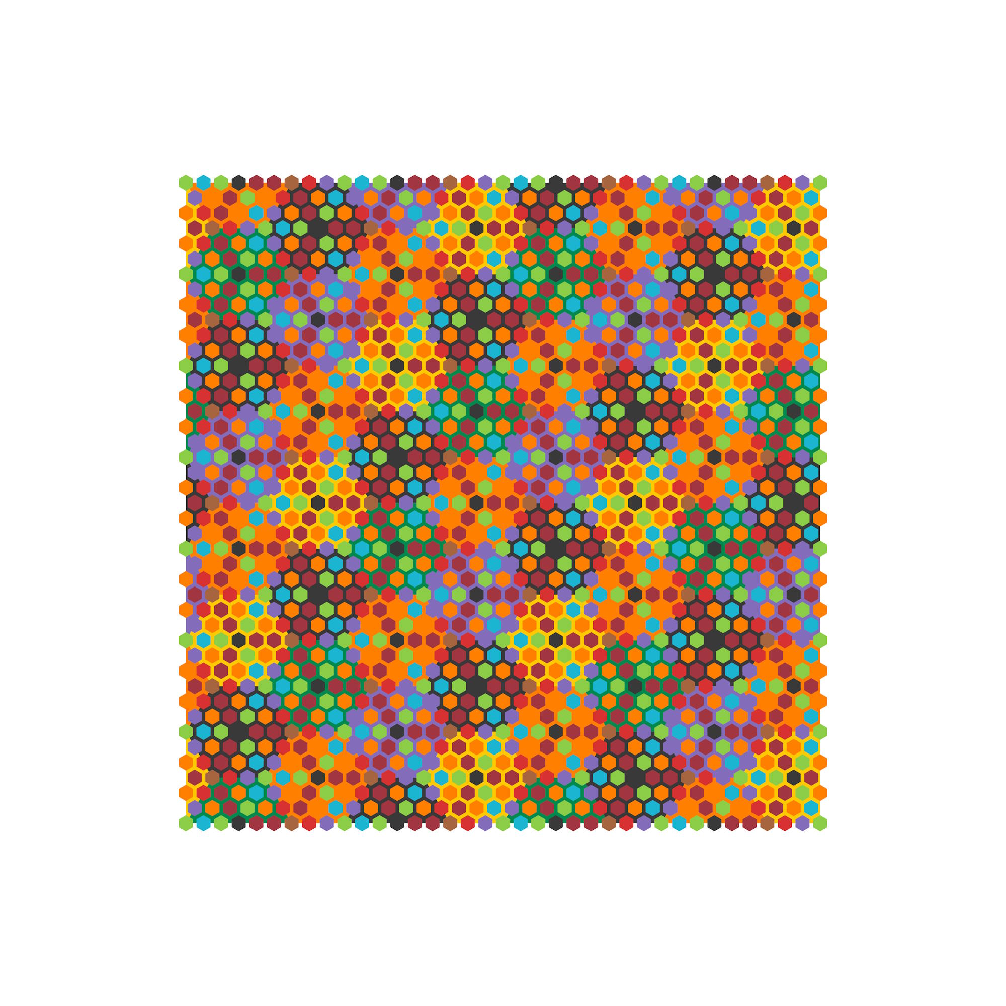 'Context', Pochoir Print